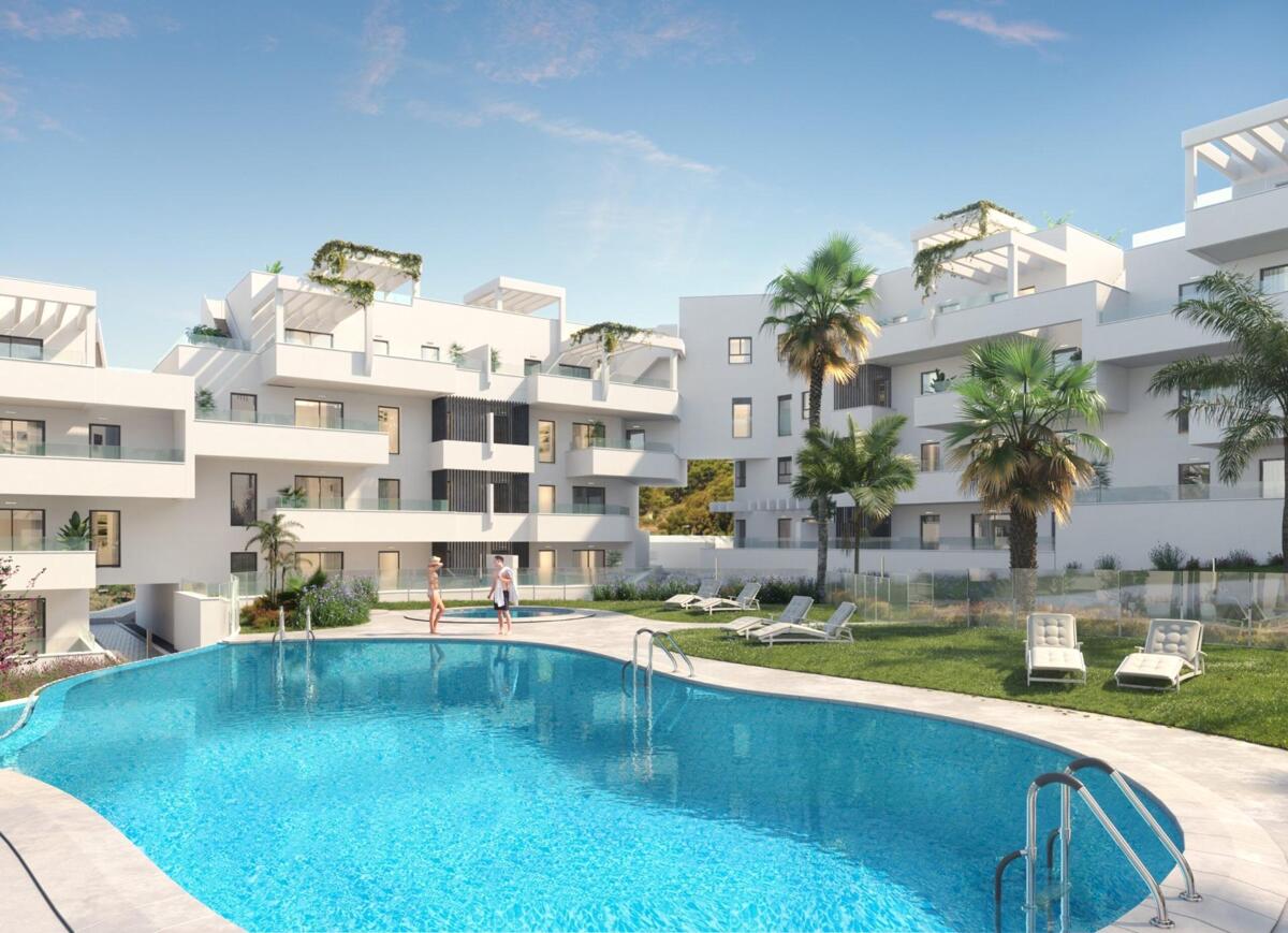 New build, 2 bedroom, 2 bathroom apartment in Málaga