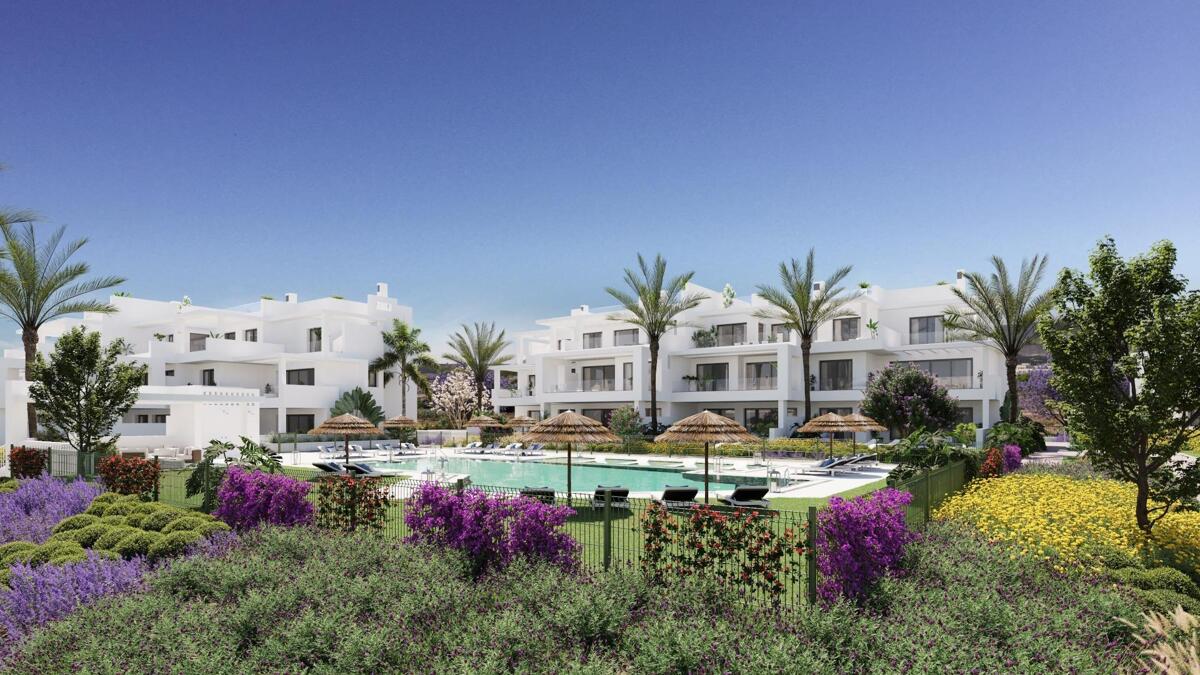 New build, 3 bedroom, 2 bathroom penthouse in Estepona