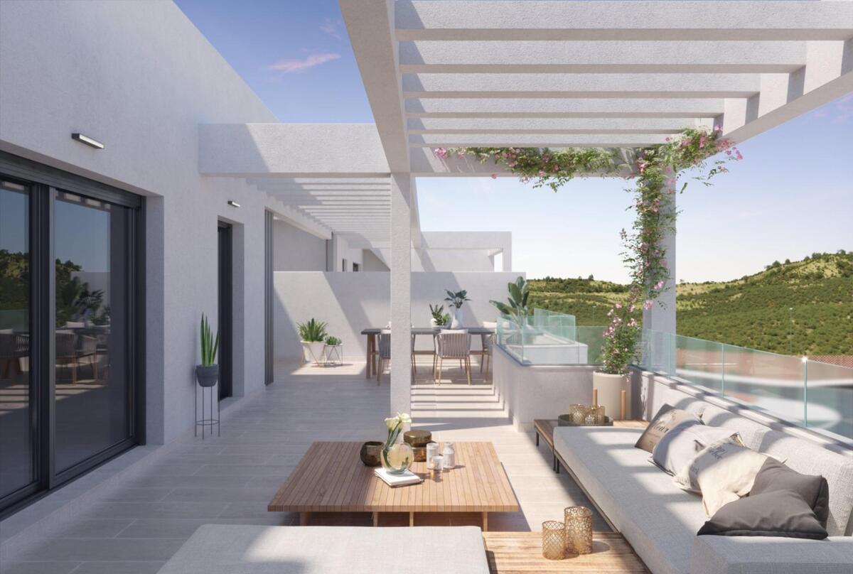 New build, 4 bedroom, 2 bathroom penthouse in Málaga